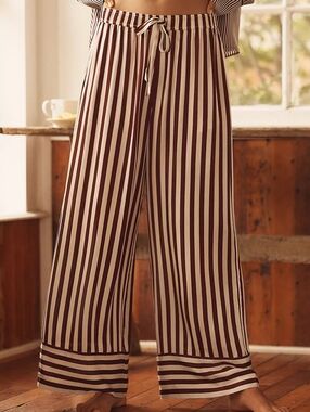 LyreBird Silky Striped Pajama Pants